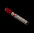 PET Glass Vacuum Clot Activator Plain Tube With Clot Activator Red Top CE  ISO 13485
