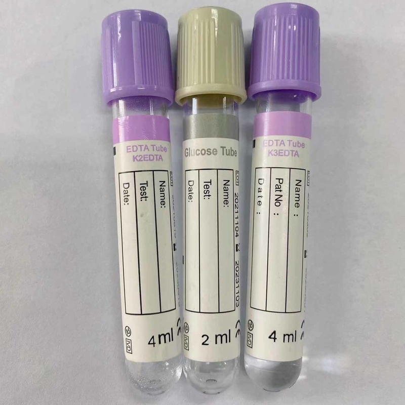 Medical Use Disposable Vacuum Blood Collection Tube Chemical Test