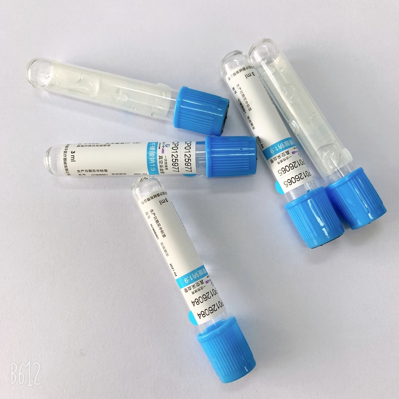 Light Blue PT Tubes Vacutainer 1ML-6ML Colors And Tests For Phlebotomy