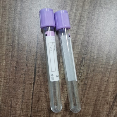 1ml - approbation de la CE de tubes d'aspiration de sang de dessus de la lavande 10ml pour l'analyse de globule sanguin