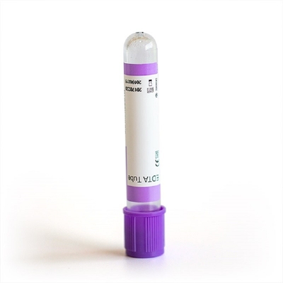 Verre d'ANIMAL FAMILIER de tube du vide EDTAK3 d'usage médical pour des essais de hématologie 100 PCs/plateau