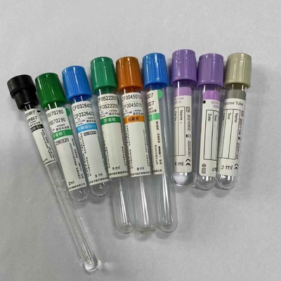 Jetable médical de tube de collection de sang de vide d'utilisation de laboratoire