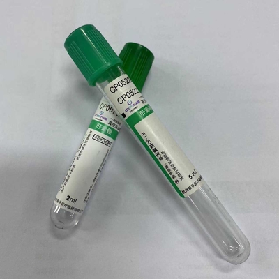Hauts tubes d'héparine de sodium de compatibilité pour la collection de sang