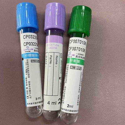 Tube de pinte de spécimen de plasma avec le chapeau bleu 1.8ml - 8ml