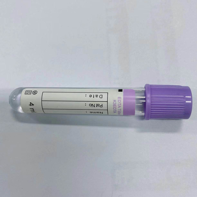 L'OEM médical de tube de sang de vide de couverture de lavande d'hôpital acceptent