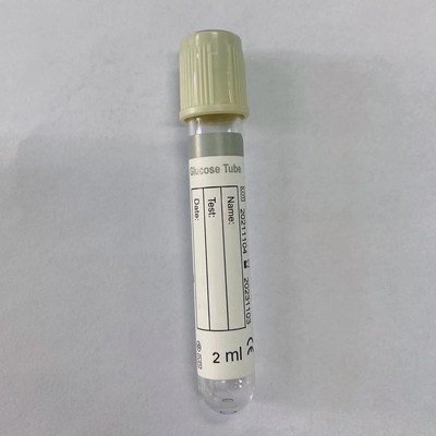 Tube 1 d'héparine d'EDTA de fluorure de sodium de Grey Cap Glucose Tube With - 10ml