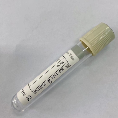 Tube de fluorure de sodium pour le tube Grey Cap d'héparine d'EDTA de glucose