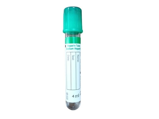 Vide de essai biochimique de secours rapide de tube d'héparine de lithium de collection de sang