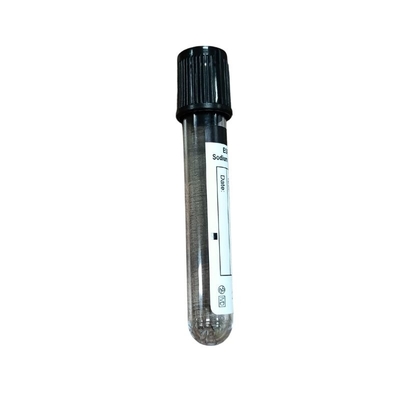 Collection principale noire d'analyse de sang de recherches de laboratoire d'hôpital du tube esr de sang de citrate sodique 3,8%