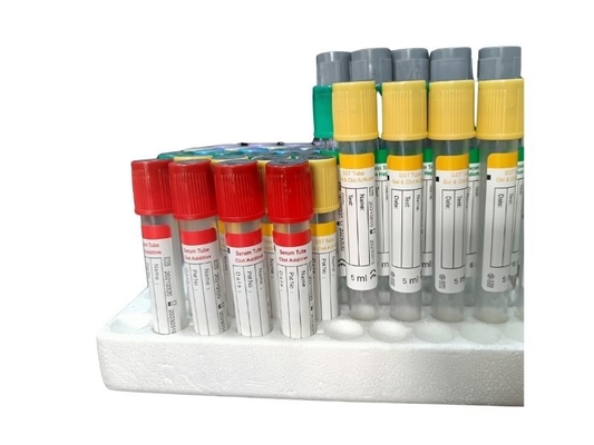 K2 K3 Tubes de collecte de tests sanguins sous vide Laboratoire jetable Edta en verre pour animaux de compagnie