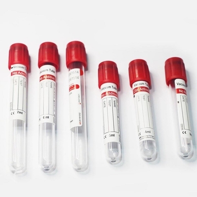 Non tubes à essai de collection de sang de plaine de vide d'activateur vacuum blood colletion tube aucun additif