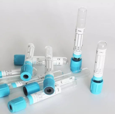 Plastique adapté aux besoins du client de tube de Logo Disposable Pt Blood Collection