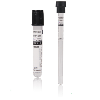 Taille adaptée aux besoins du client noire de sang de tubes médicaux de la collection esr jetable