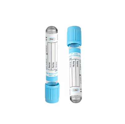 Consommables médicaux à usage unique, prélèvement de sang sous vide, tube PT avec capuchon bleu