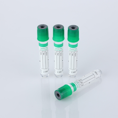 Tubes à usage unique médicales à base de lithium et d'héparine Tubes à vide pour le prélèvement de sang