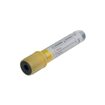 6 ml de tube activateur de gel et de caillot jaune haut tube de collecte de sang sous vide