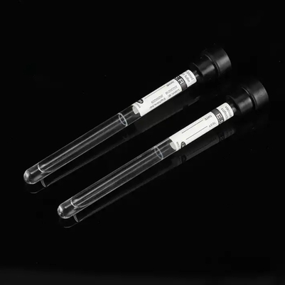 fournisseur professionnel 8*120mm disposable long type sérum noir haut Esr tube de prélèvement de sang