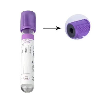Tubes EDTA spécialisés pour prévenir la coagulation dans le sang ou le plasma