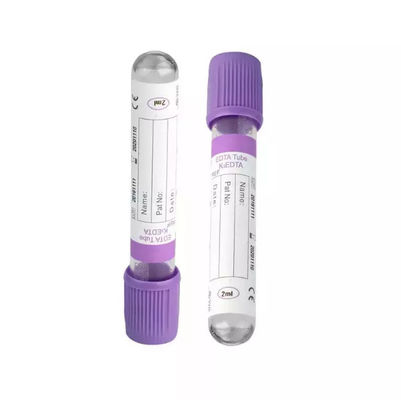 Tube de prélèvement sanguin sous vide jetable violet 13*75mm